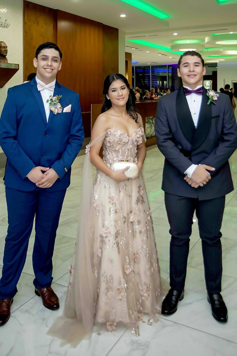 Alen Urbina, Margie Barahona y Diego Figueroa. 
