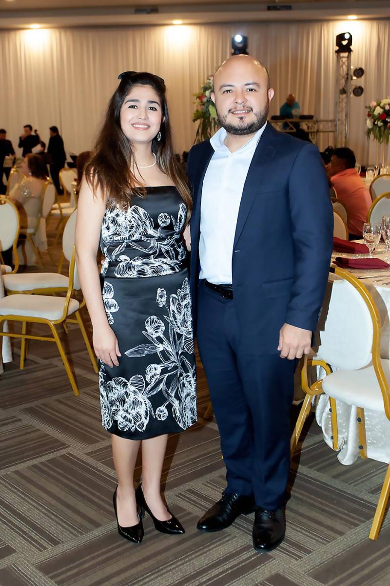 Mónica Delcid y Oscar Barahona.