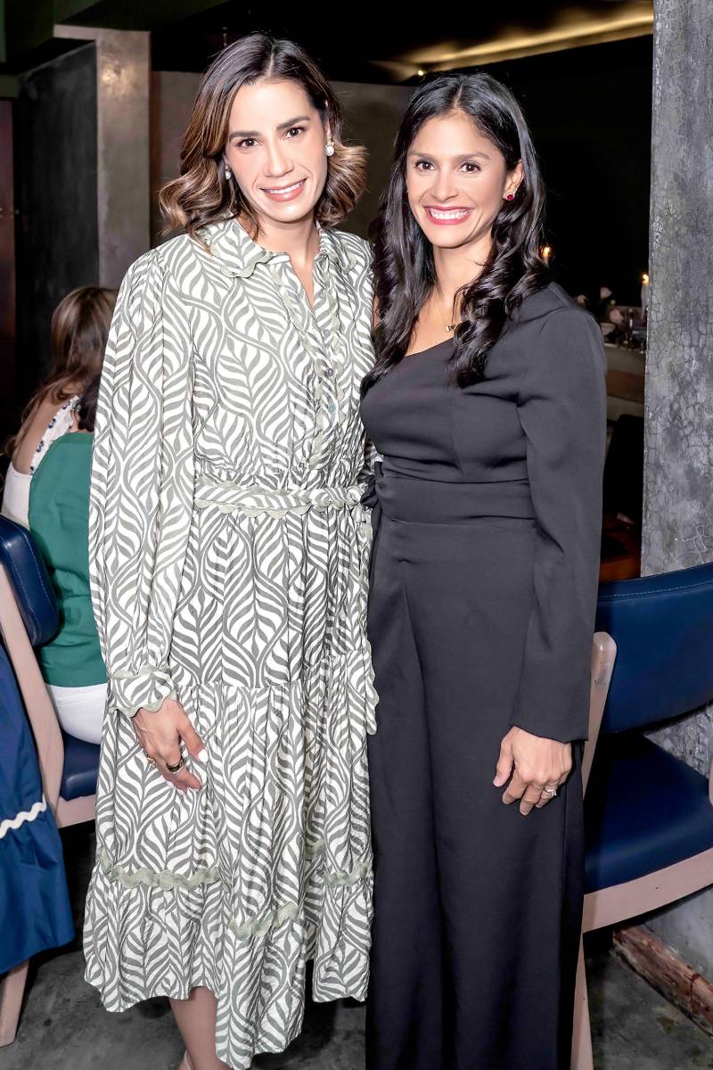 Pamela Mejía y Ana Irías.