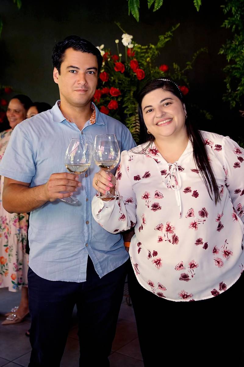 René Banegas y Tania Toro.