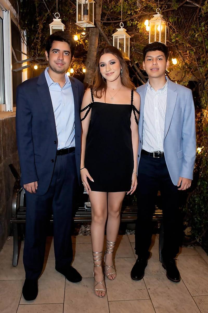 Elias Hasbun, Alejandra Cevallos y Juan Sabillón.