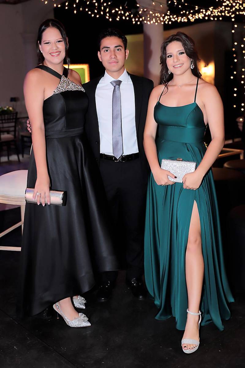 Natalia Funes, Carlos Chinchilla y Nicole Girbal. 