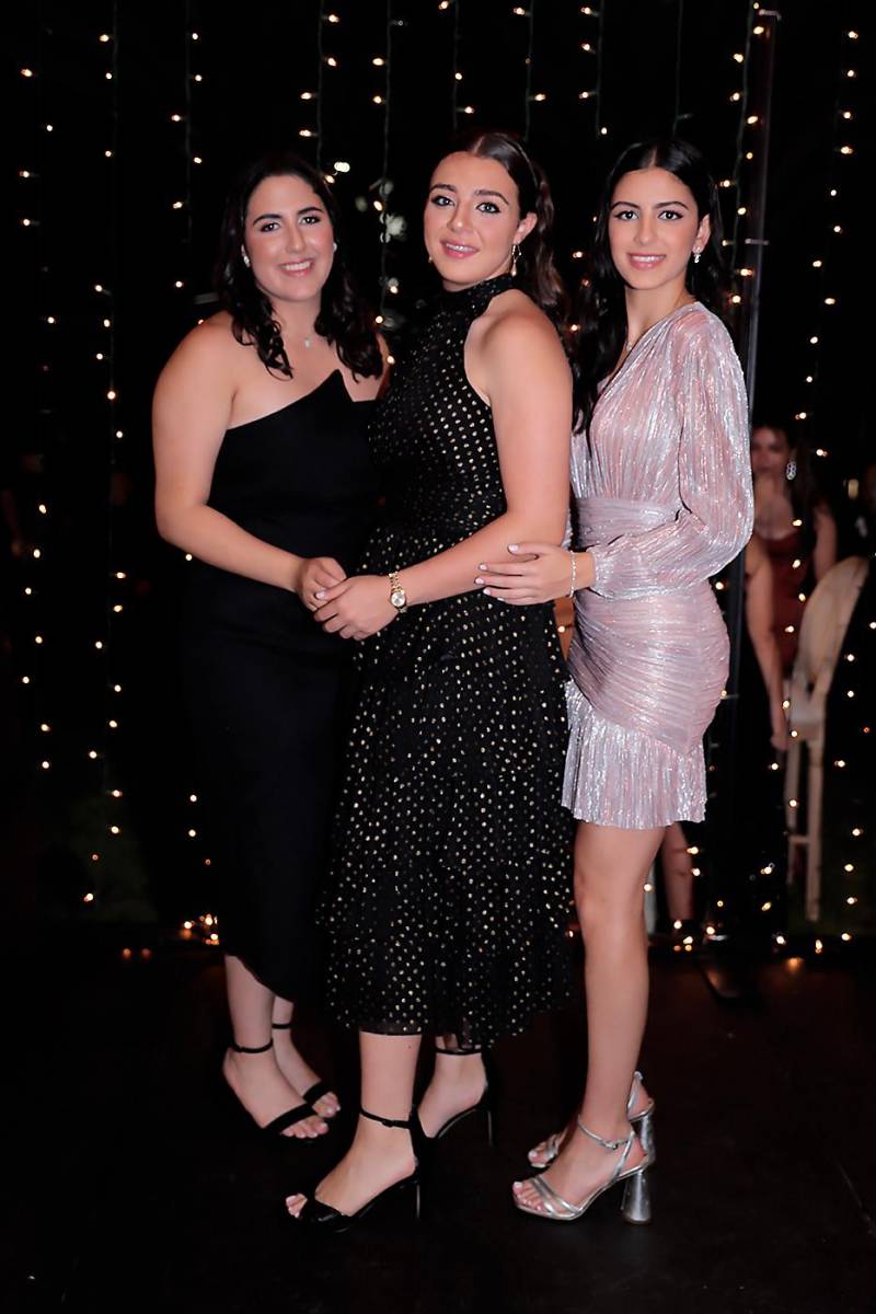 Lucia Átala, Mariana Simón y Andrea Faraj.