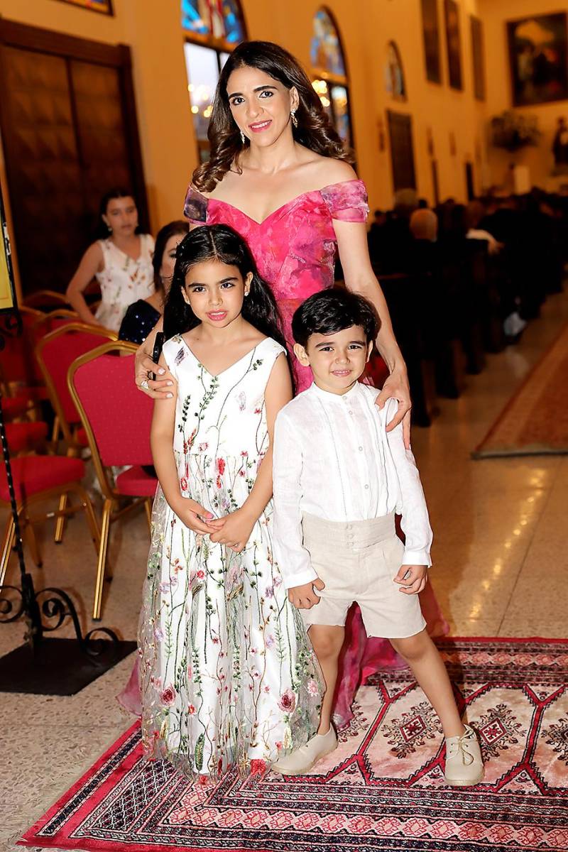 Doris Giselle,Arianna y Leo Hasbun