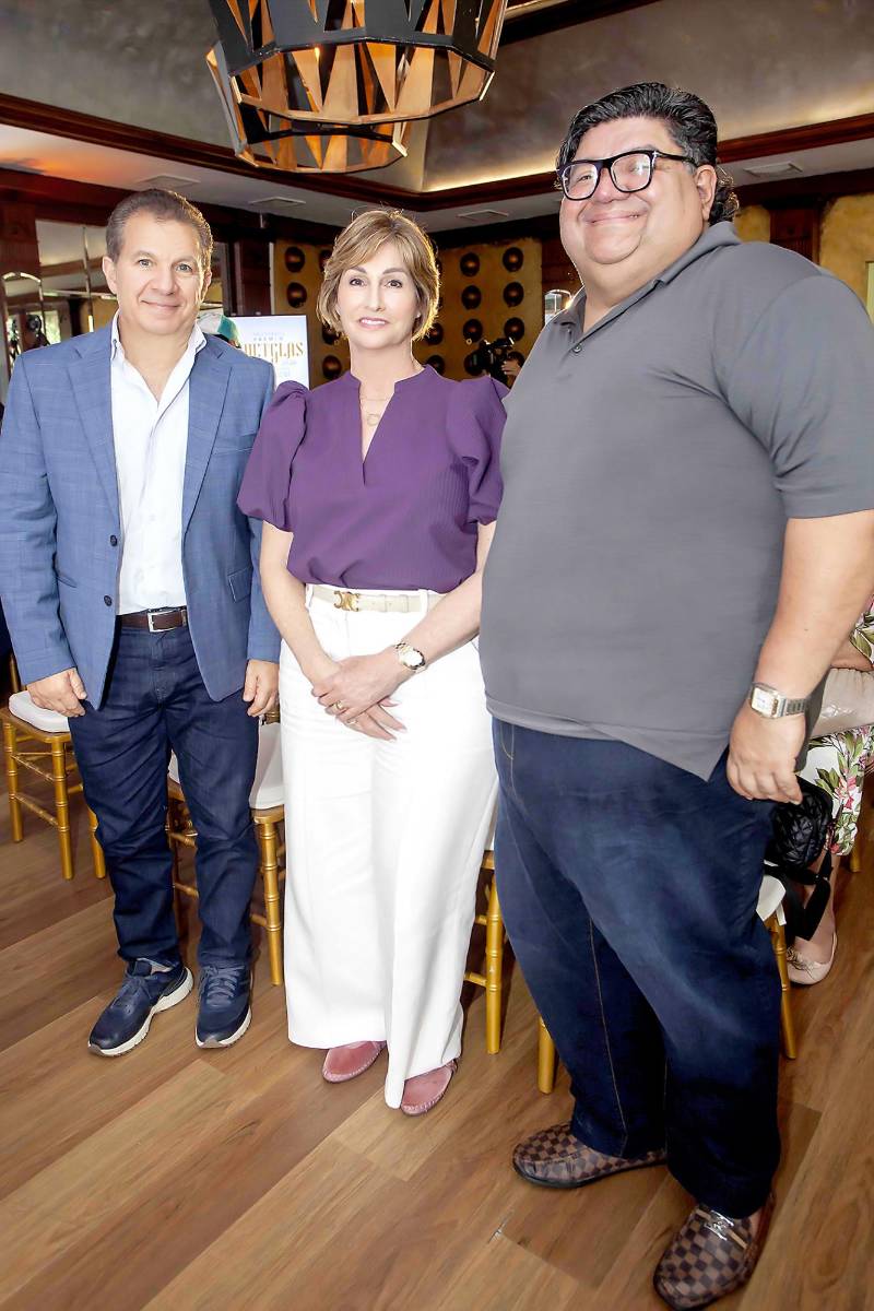 Jesús Canahuati, Irma Molina y Camilo Mejía.