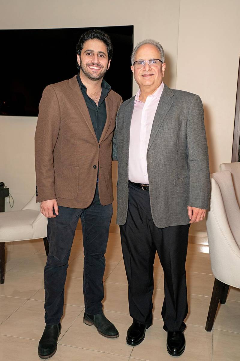 Mauricio y su padre Mauricio Kattan.