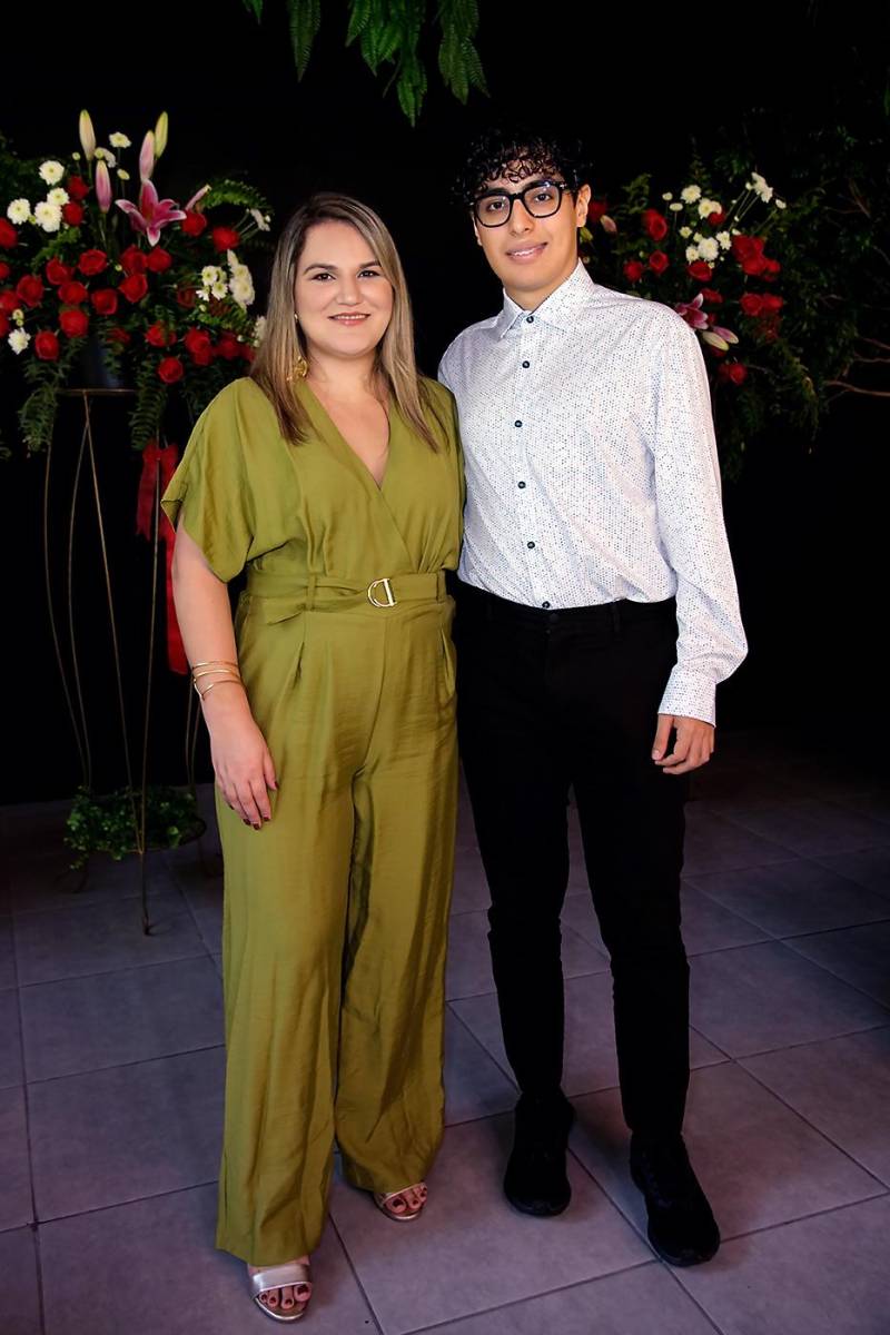 Dunia Castellanos y Diego Chinchilla.