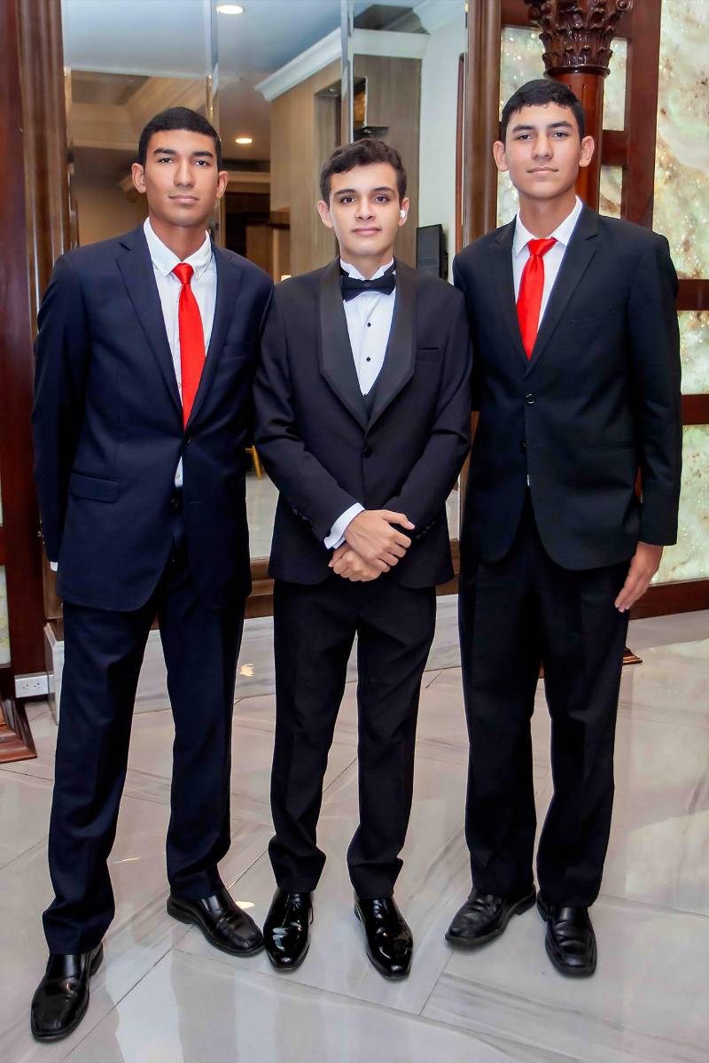  Juan Pablo Osorto, Owen Peña y José Abraham Osorto. 