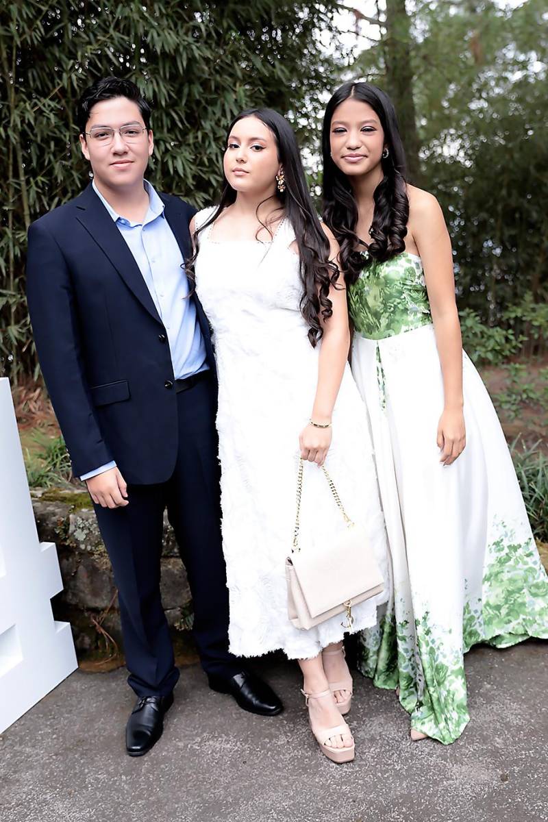 Evin Andrade, Valentina Castro y Sofía Méndez.