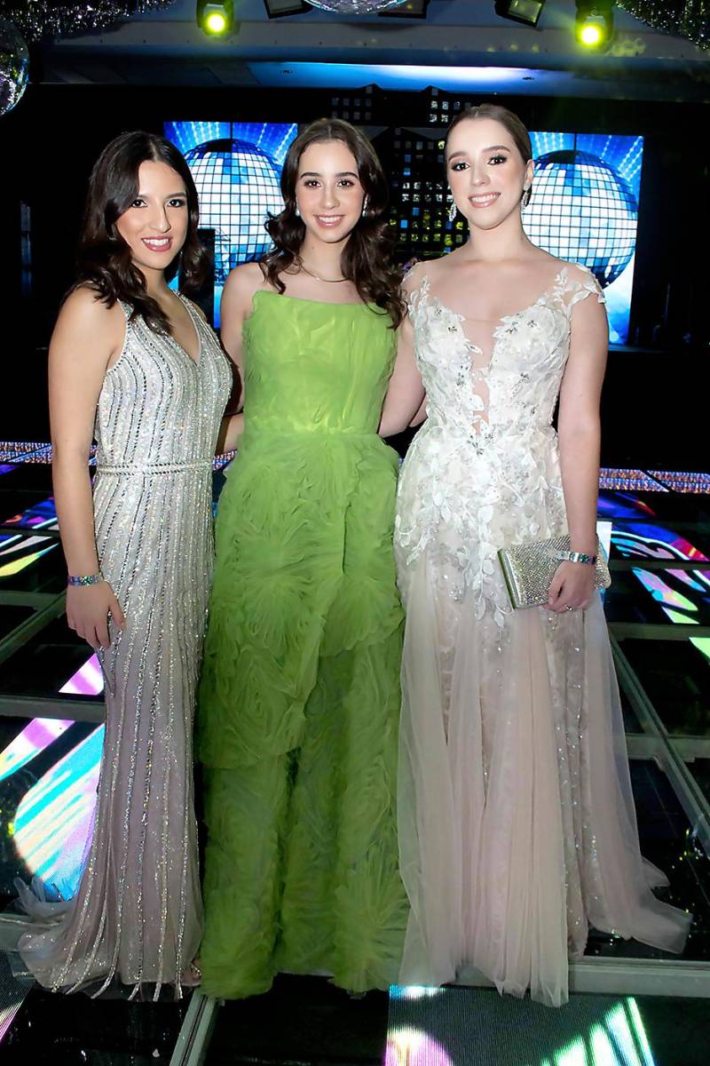 Emilia Inestroza, Elena Handal y Sheryl Ochoa.