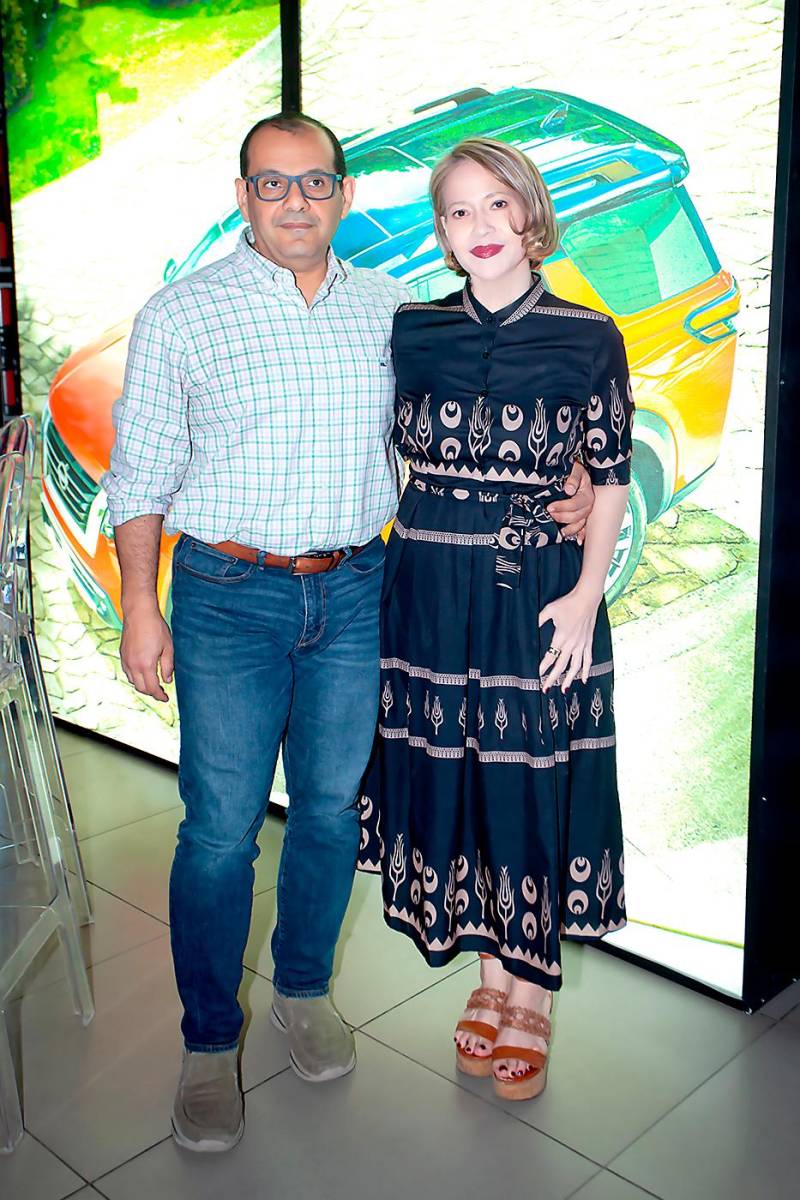 Alvaro y Giselle Cálix.