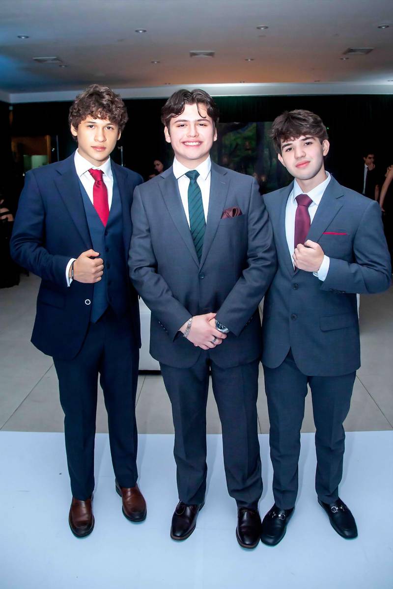 Diego Paz, Gerardo Umanzor y Andrés Rivera.