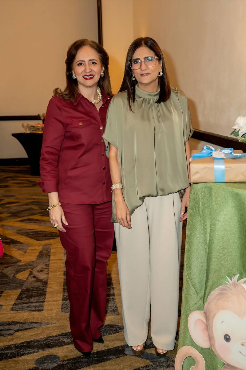 Claudette de Handal y Lorena Hepburn. 