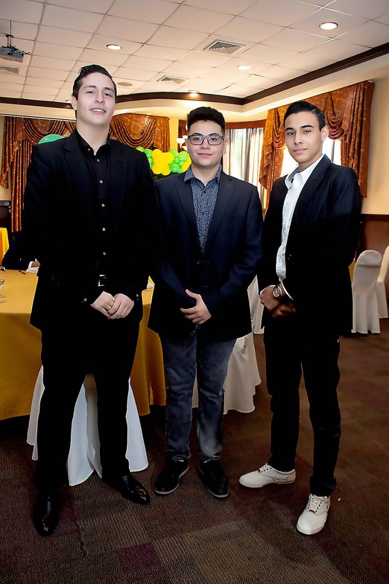 Ángel Posadas, Wilmer Madrid y Gabriel Gómez.