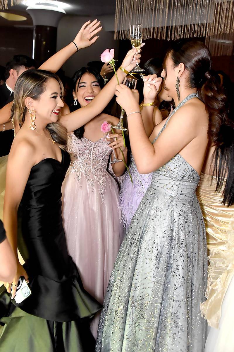 Isabella Romero, Valeria Martínez y Sara Solano