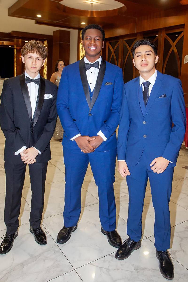 Adrián Wehmeyer, Jeremy Norales y Diego García.