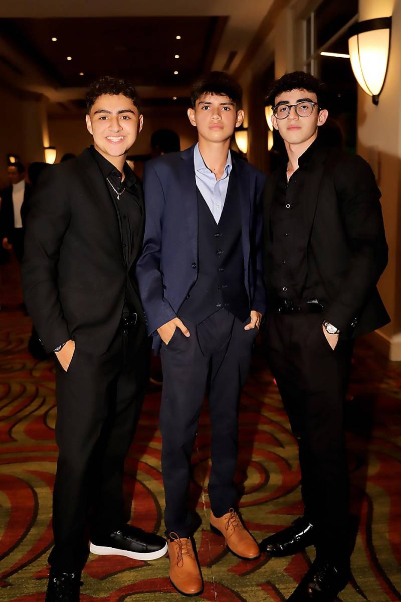 Jesús Guillén, Gino Guerrino y Elmer Cevallos