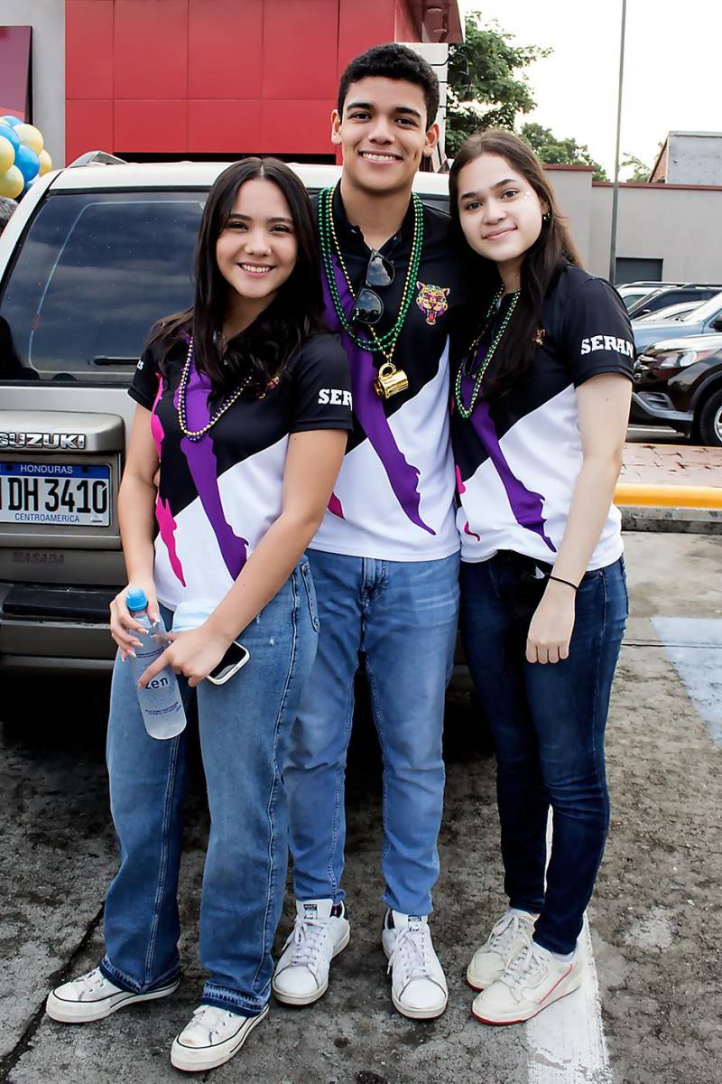 Violeta Ramírez, Diego Ardón y Andrea Soto.