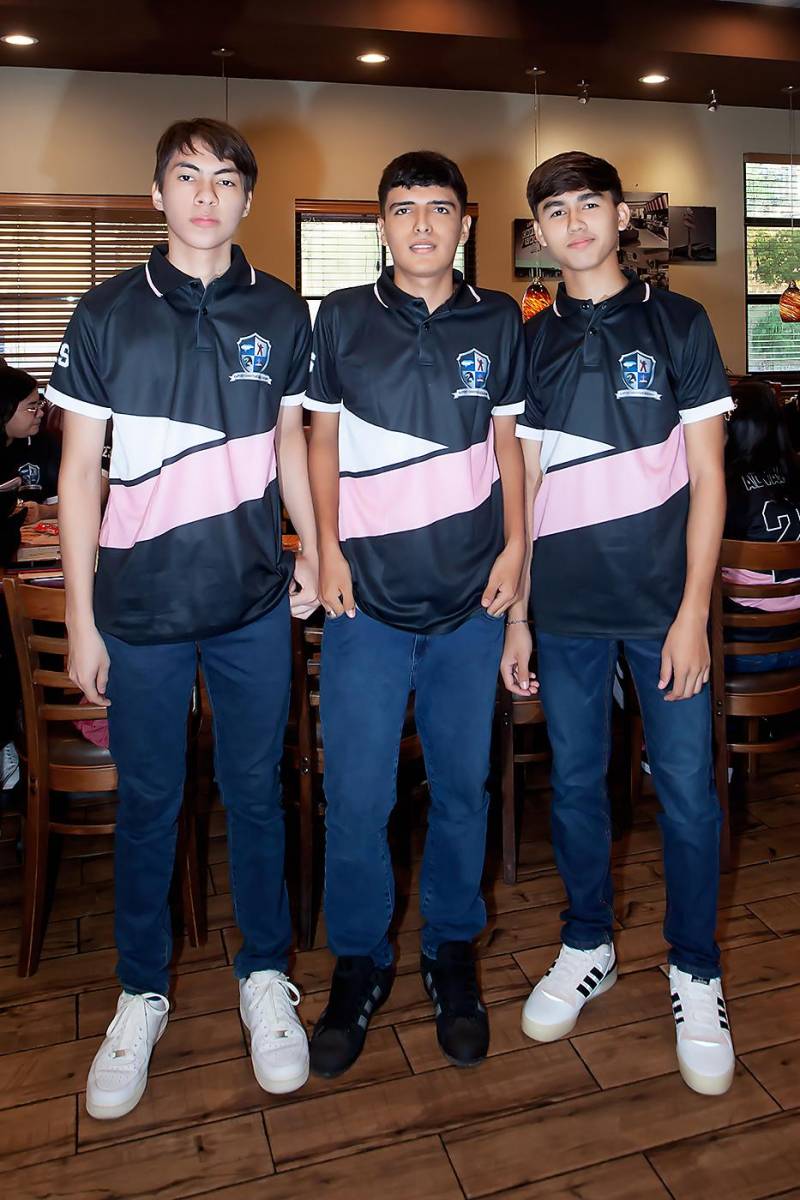 - David Fiallos, Eduardo Araya y Astor Sabillón.
