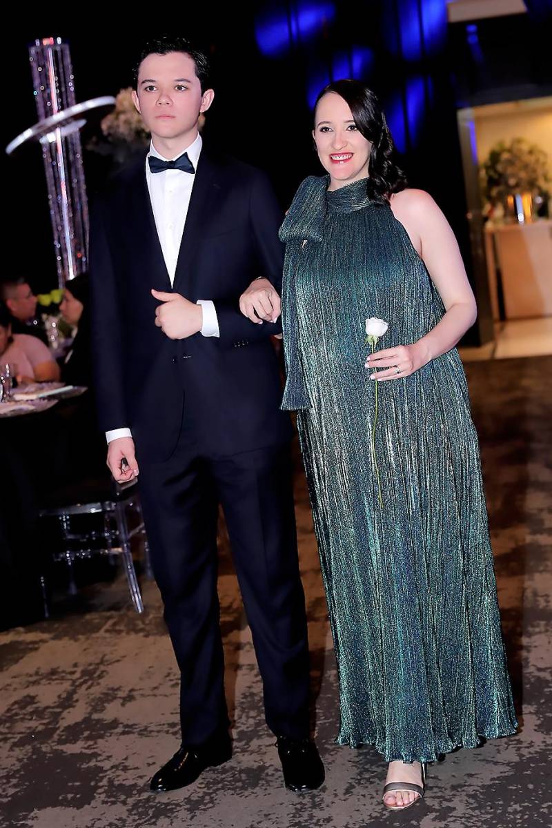 Diego Zelaya y su madre Daniela Villafranca
