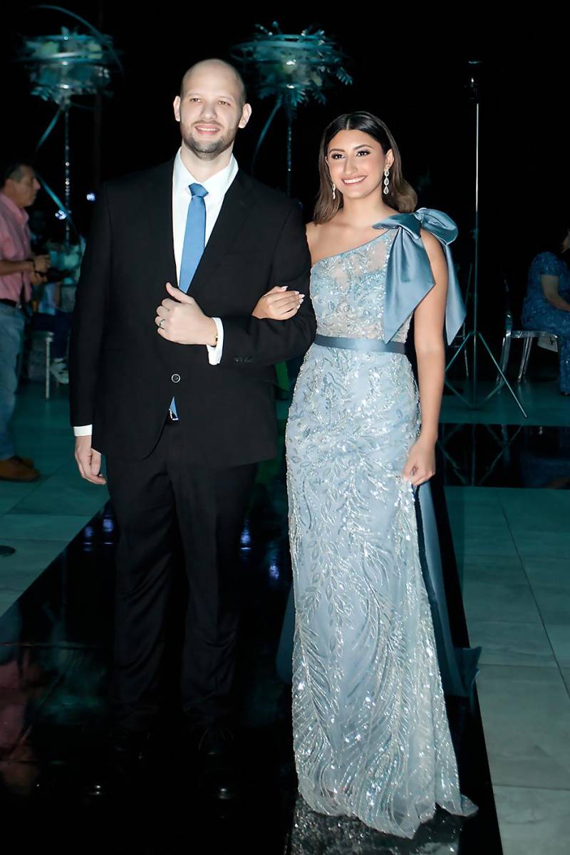 Jihan Marie Gabrie y su padre Josué Gabrie.