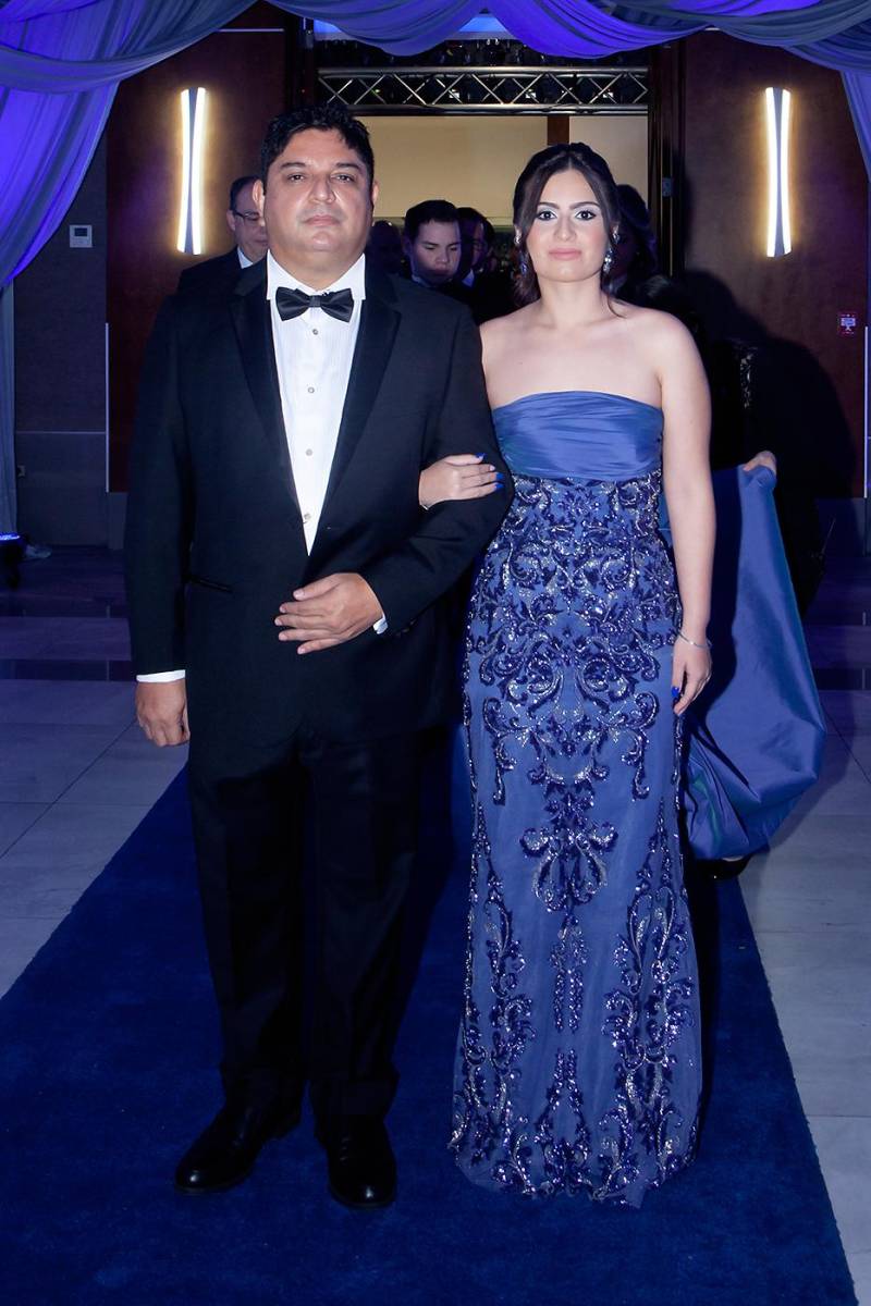 Ross Mary Hernández Reyes y Julio Ventura.