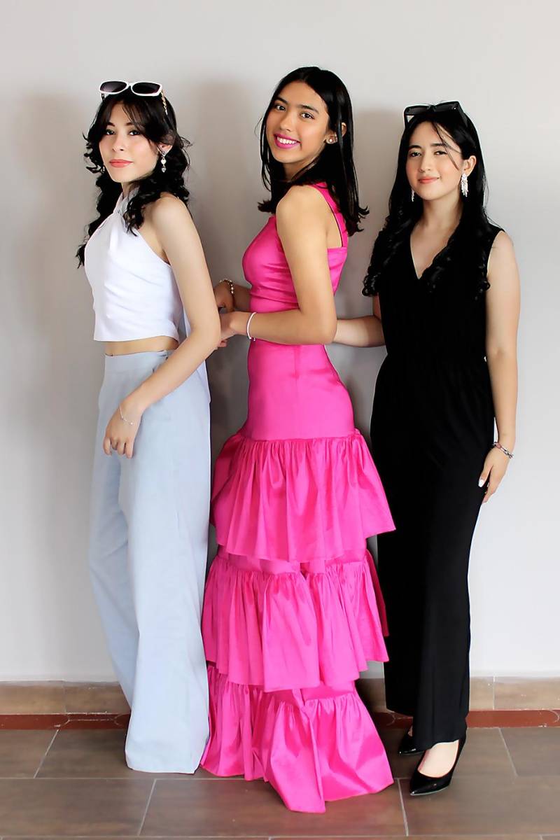 Cesia Maradiaga, Paulina Ochoa y Marcia López
