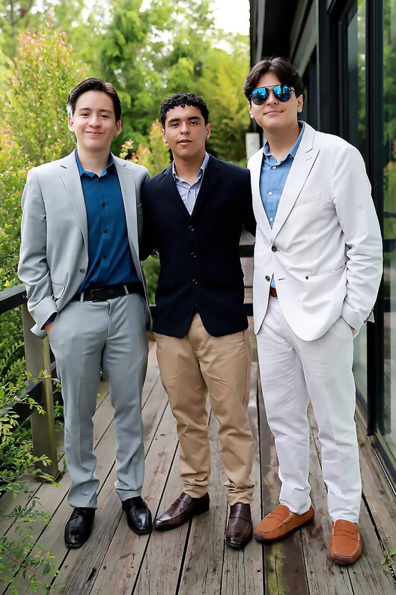 Cristian Hernández, Juan Castellanos y Kelvin Aguirre.