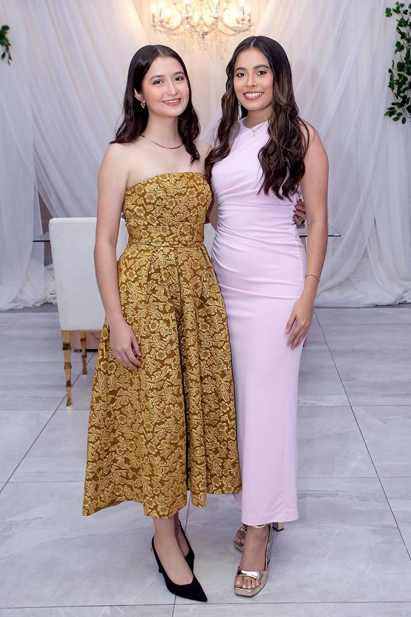 Cinthia y Joselyn Pineda.