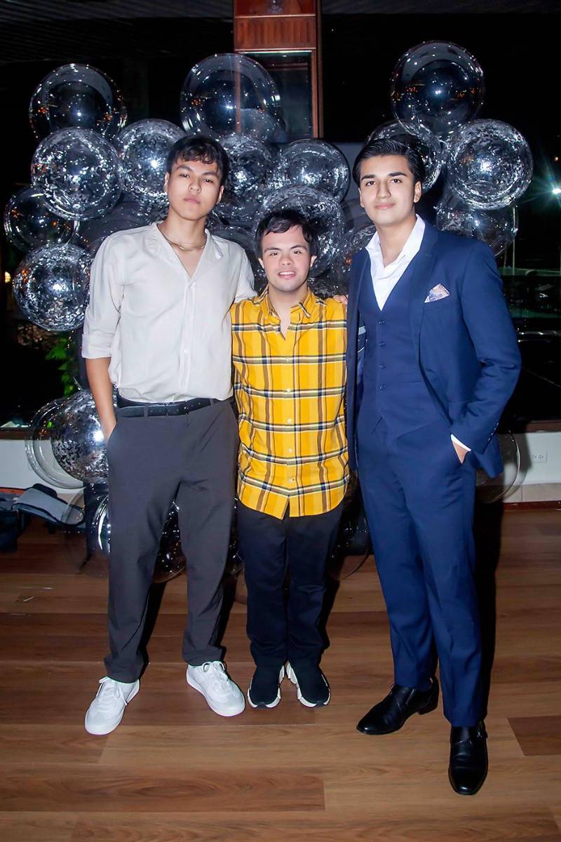 Luis Obando, Daniel Martínez y Luis Guifarro