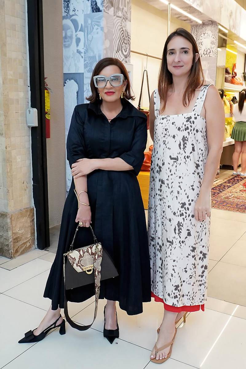 Blanca Bendeck y Nicole Hasbun.