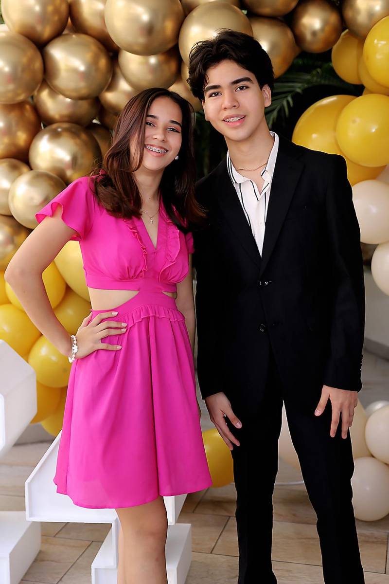 Ashley Uclés y Josué Cruz. 