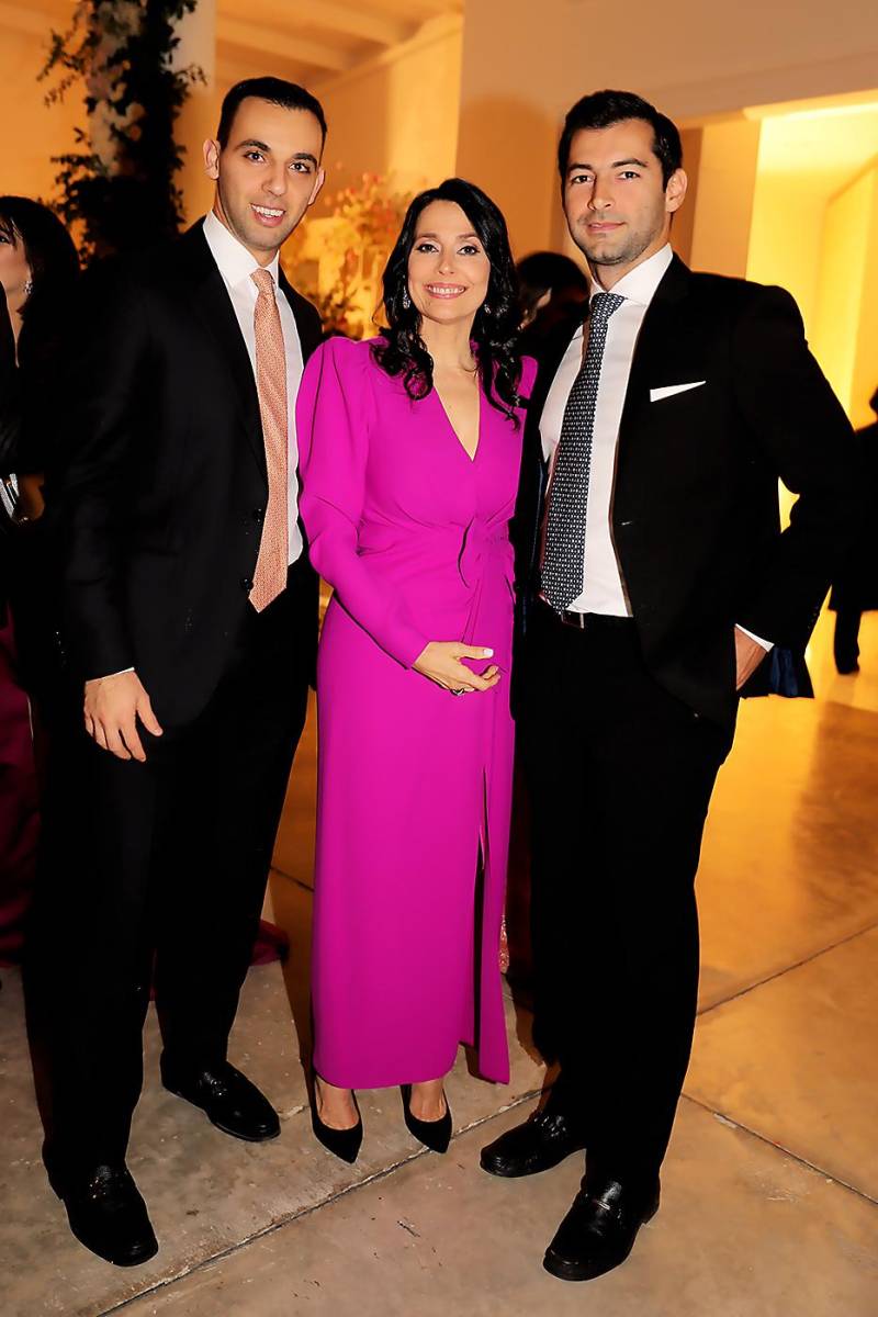 Javier Atala, Tatiana Kafati y Pablo Kawas