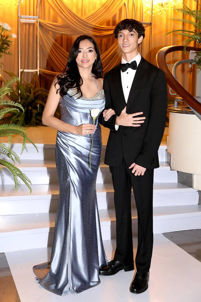 Sebastián Cáceres y su madre Temis Cáceres