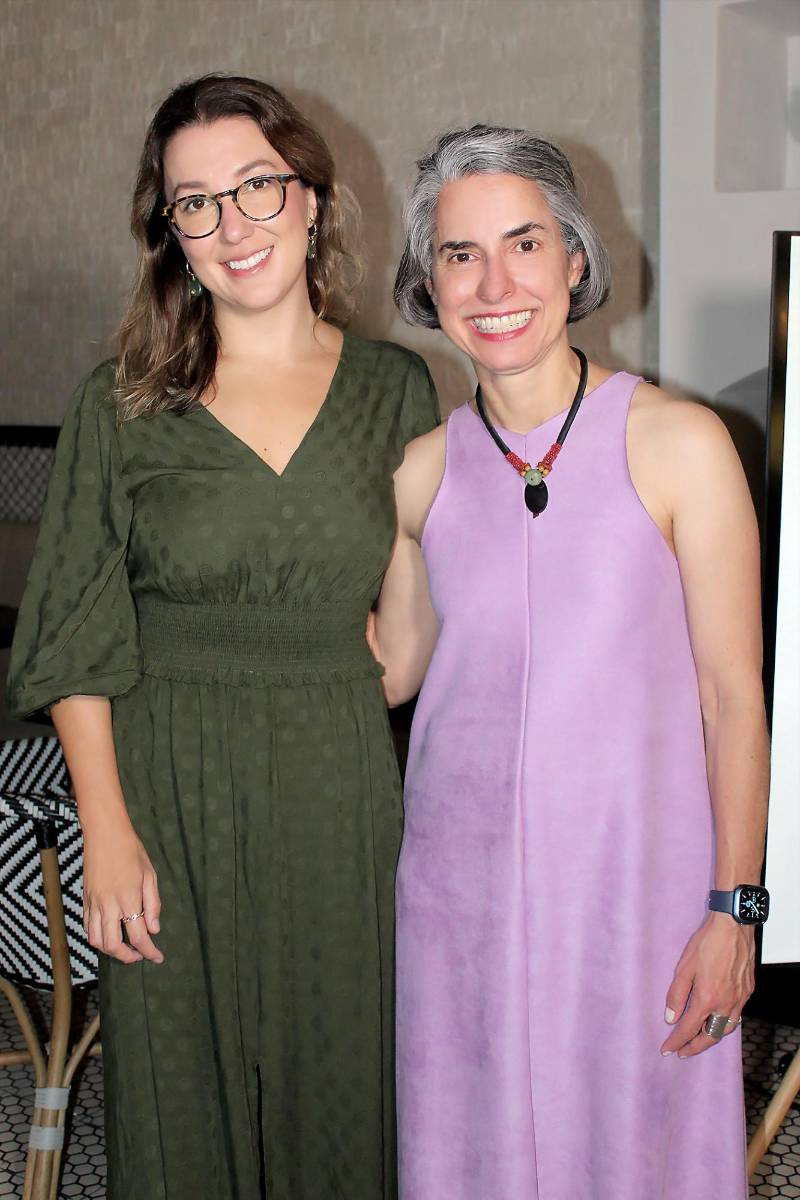 Claudia Arias y Leticia Sebben.