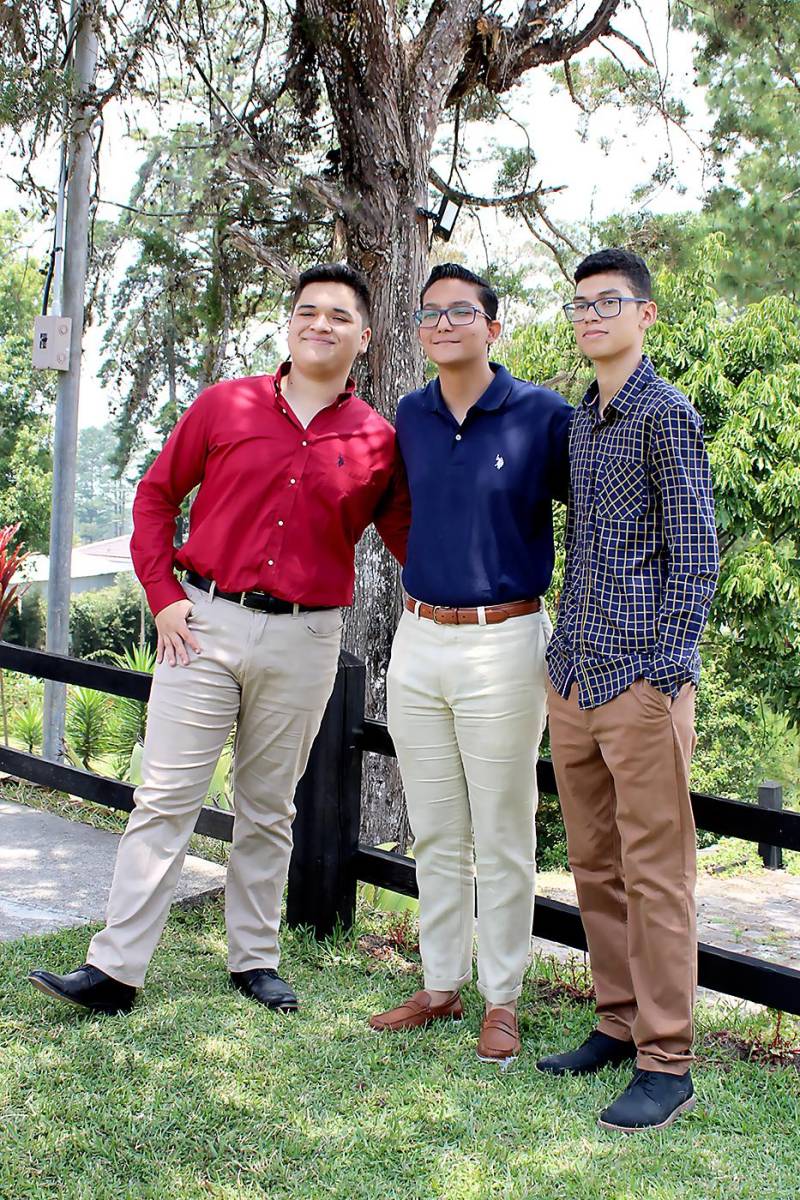 José Luis Aquino, Carlos Enrique Borjas y Joseph García