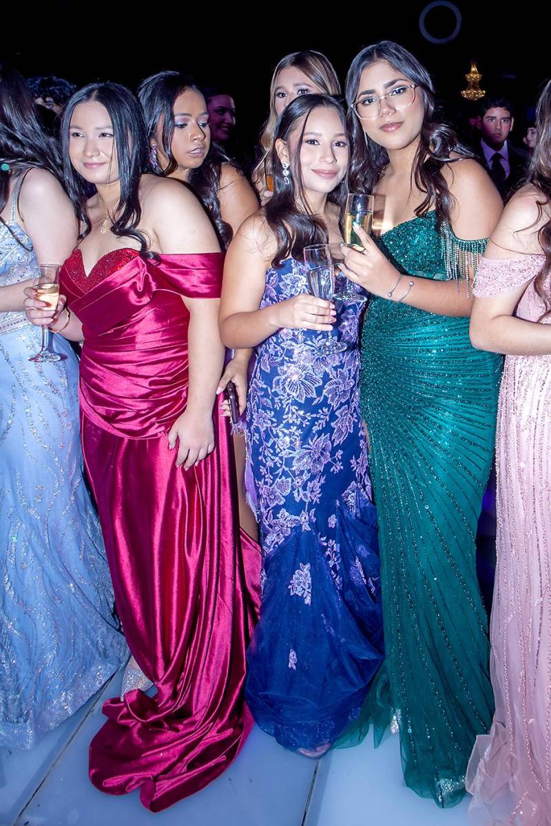 Ashley Fletes, Melany García, Mhía Rodríguez y Mariela Perdomo.
