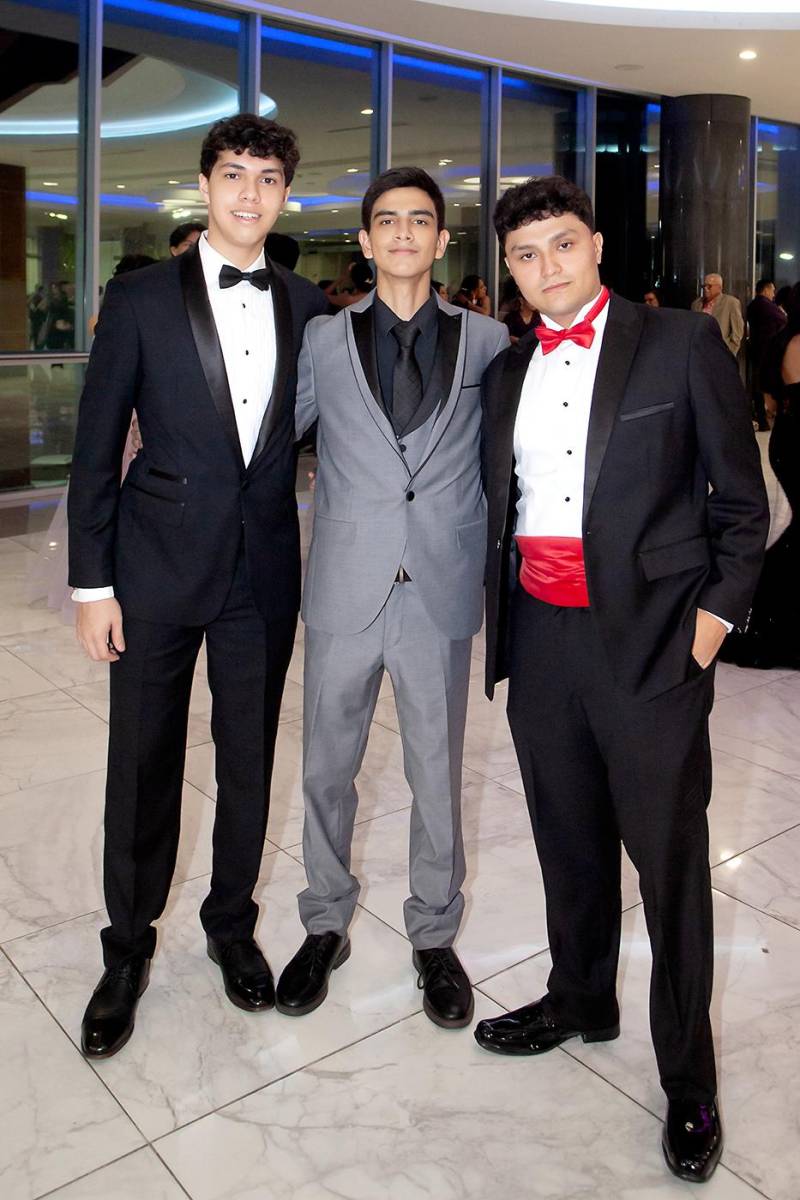 Erick Toro, Henry Umanzor y Enrique Gavarrete.