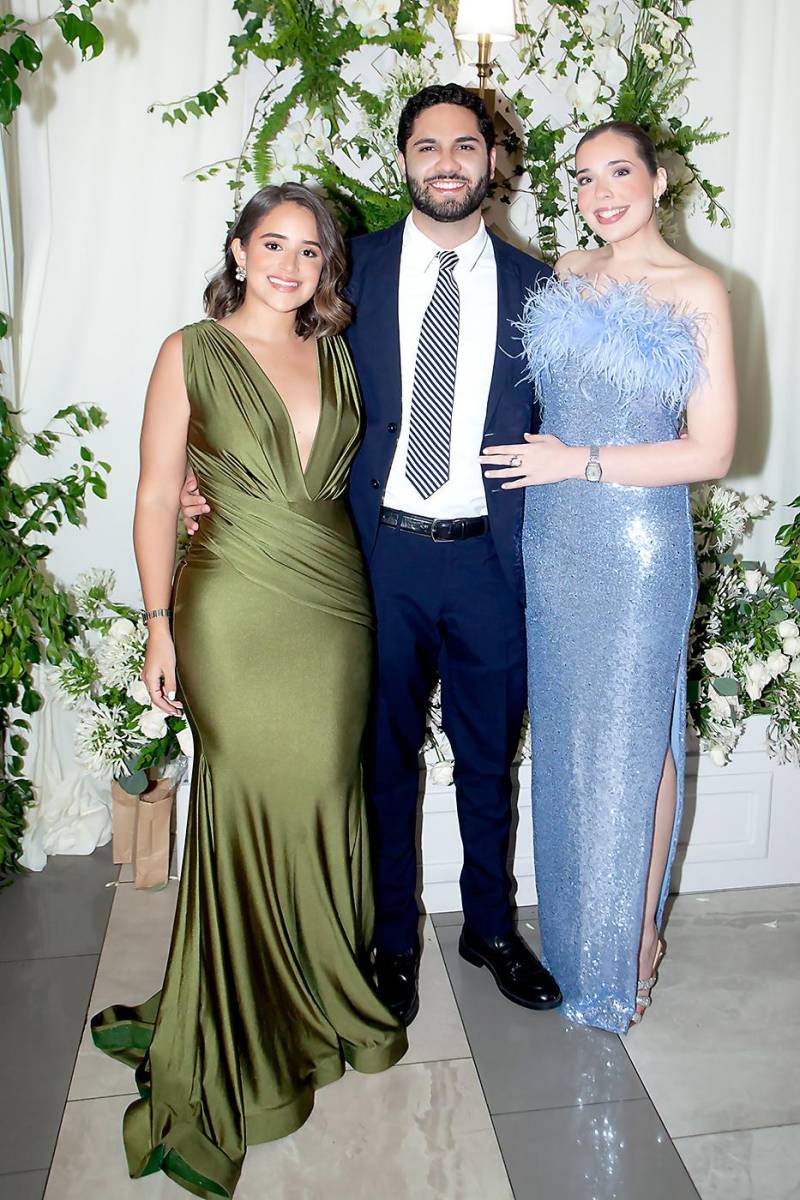 Krista Rojas, Guillermo Hall y Giuliana Camichiotolli