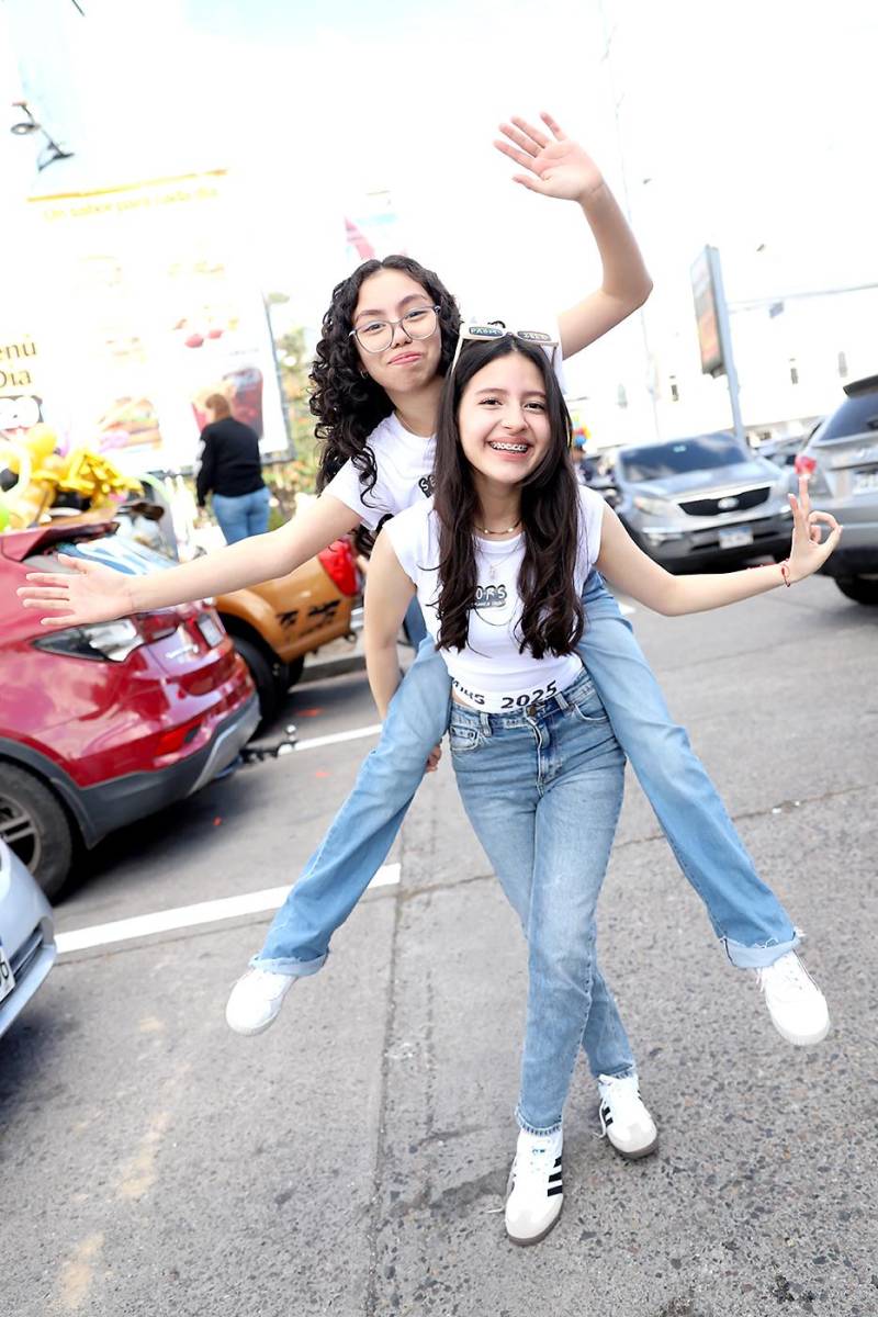 Andrea Velásquez y Daniela Barahona
