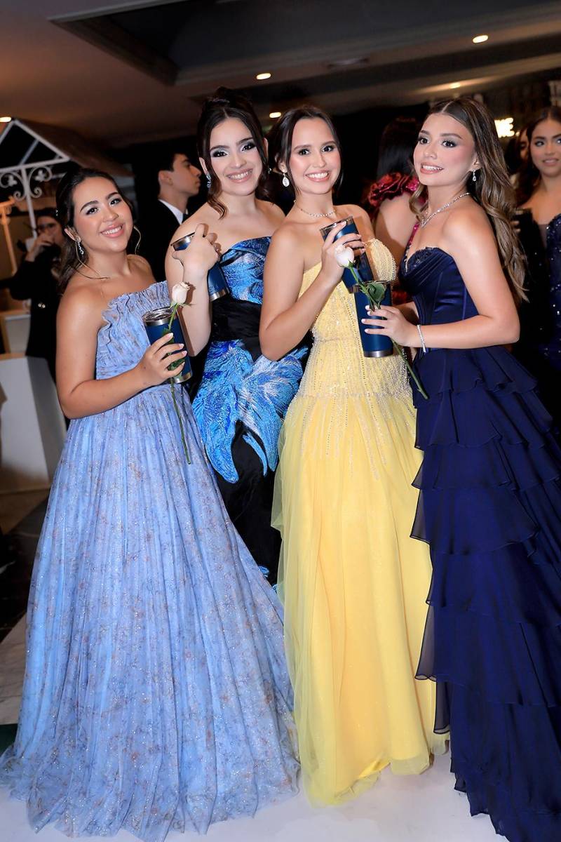 Ashlyn Osorio, Isabella Hernández, Sofía Castro e Isabella Vijil