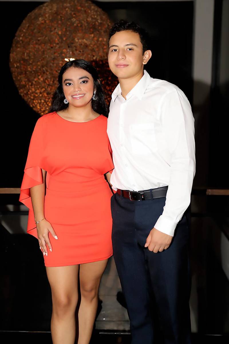 Jimena Sánchez y José Turcios