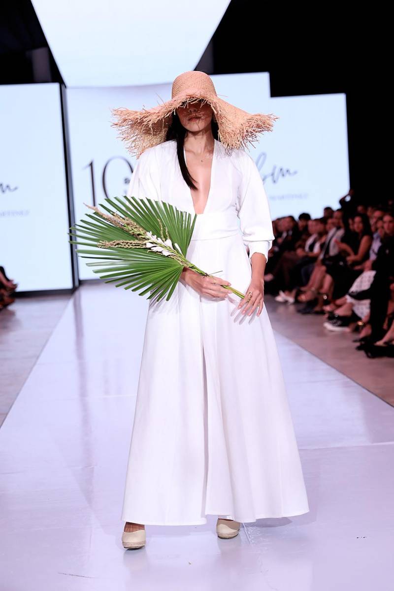  Túnica con manga voluminosas