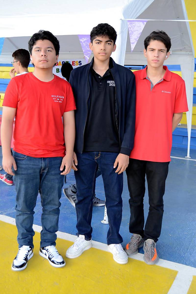 José Aguilera, Daniel López y Eduardo Álvarez.