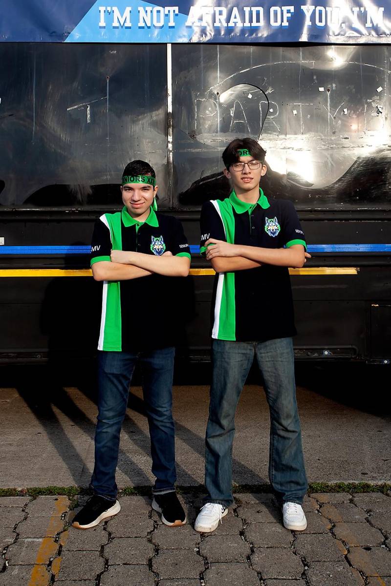 Gustavo Fiallos y Mario Zaldivar.
