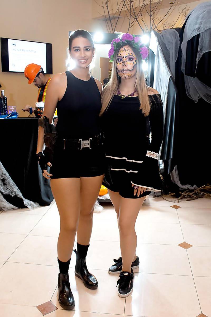 Romina Fajardo y Cinthia Hernández.