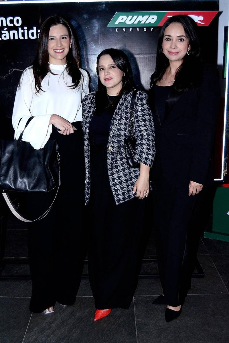 Andrea Pedemontes, Fanny Rodríguez y Lily Argeñal 