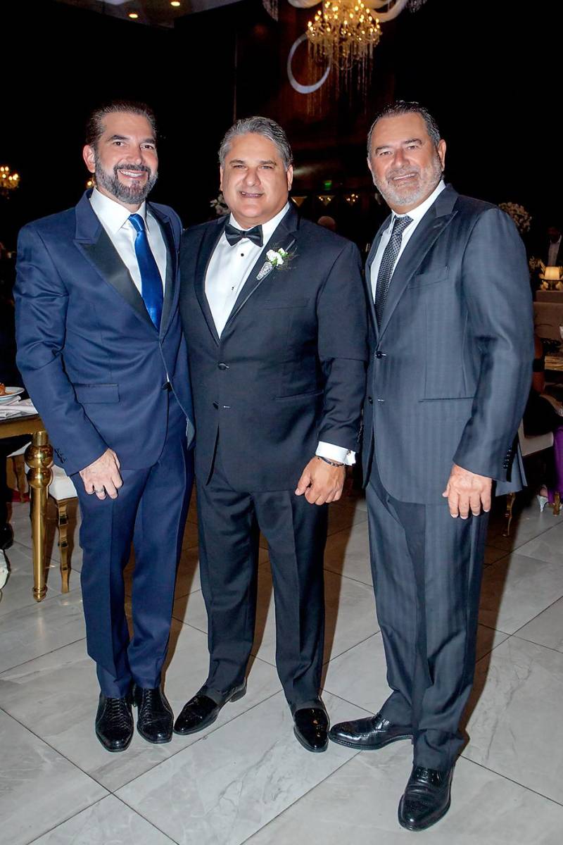 Miguel Larach, Basilio Fuschich y Rommel Hawit