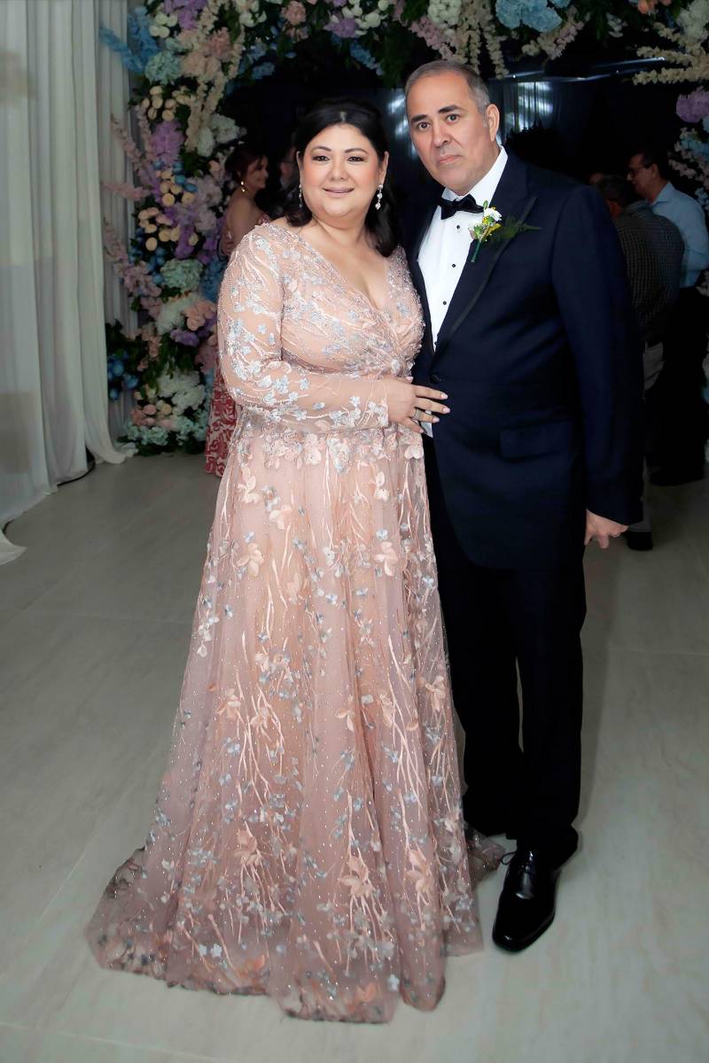 Karla Gómez y su esposo Ricardo Chahín