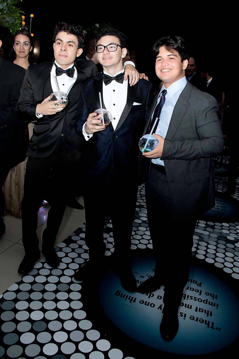 Alvar Maldonado, Oscar Canahuati y Diego Elvir.